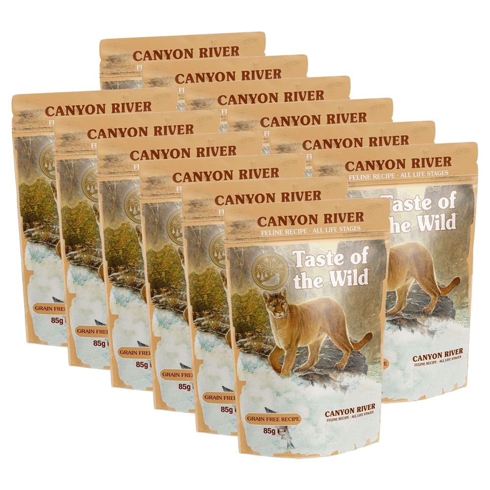 TASTE OF THE WILD Canyon River Cat plic 12 x 85 g