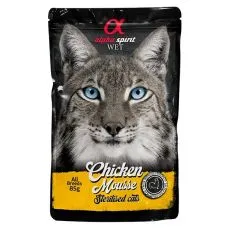 Alpha Spirit Sterilised Cat Chicken Mousse 85 g