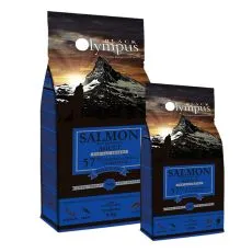 Black Olympus Adult Medium Salmon & Brown Rice 12 kg + 2 kg GRATUIT