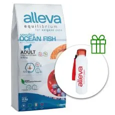 Alleva SP EQUILIBRIUM dog sensitive ocean fish adult medium/maxi 12 kg + sticlă termos GRATUIT