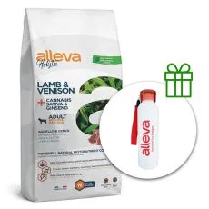 Alleva HOLISTIC c&acirc;ine adult, miel & v&acirc;nat mediu & maxi 12 kg + sticlă termos GRATUIT