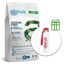 Alleva HOLISTIC dog pește de ocean, pentru cățeluși, mediu 12 kg + sticlă termos GRATUIT