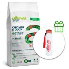 Alleva HOLISTIC dog adult medium chicken & duck 12 kg + sticlă termos GRATUIT