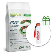 Alleva HOLISTIC dog puppy & junior maxi chicken 12 kg + sticlă termos GRATUIT