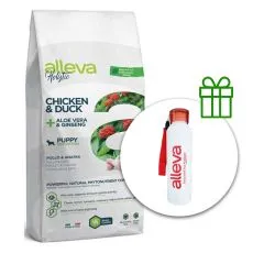Alleva HOLISTIC dog puppy & junior medium chicken 12 kg + sticlă termos GRATUIT