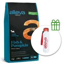 Alleva NATURAL dog fish & pumpkin adult mini 12 kg + sticlă termos GRATUIT
