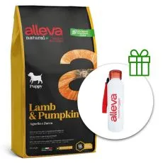 Alleva NATURAL dog lamb & pumpkin puppy all breeds 12 kg + sticlă termos GRATUIT