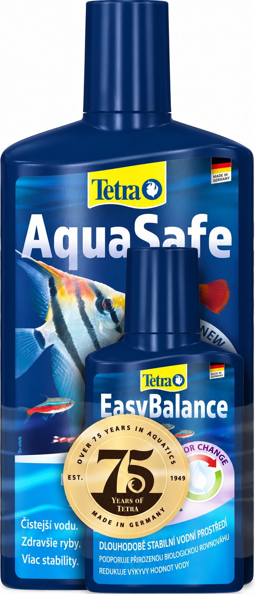 Tetra AquaSafe 500 ml + Tetra EasyBalance 100 ml GRATUIT