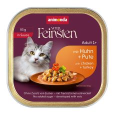Animonda Vom Feinsten Adult - Pui și curcan &icirc;n sos 85 g