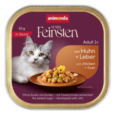 Animonda Vom Feinsten Adult - Pui și ficat &icirc;n sos 85 g