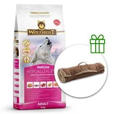 WOLFSBLUT VetLine Hypoallergenic 12 kg + Pătură de călătorie GRATUIT