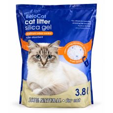 BeloCat Premium Litieră pentru pisici din silicat de siliciu 3,8 l