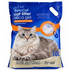 BeloCat Premium Așternut pentru pisici cu silicat 10 l