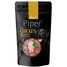 Piper Adult hrană la plic cu inimi de pui și spanac 150 g