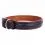 Zgardă din piele Soft pentru c&acirc;ini - 38 - 49cm, 25mm, negru -maro