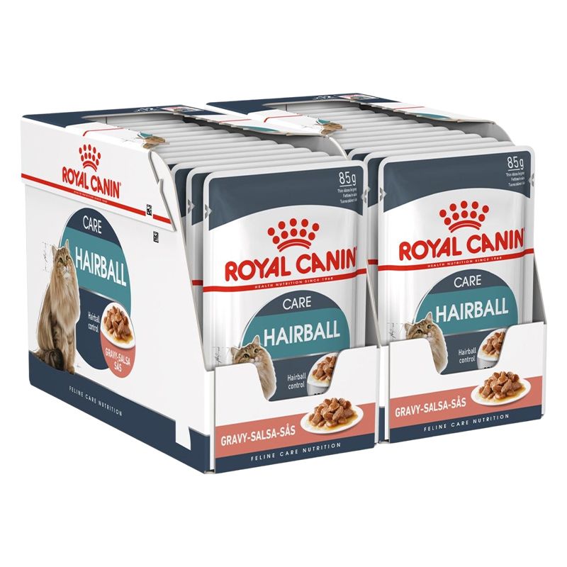 Royal Canin Hairball Care Gravy pliculeț pentru pisici în sos 24 x 85 g