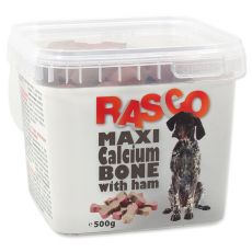 RASCO recompense - os maxi cu calciu şi şuncă, 500 g