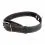 Zgardă COLLAR, din piele neagră, pentru c&acirc;ini 38 - 50cm, 25mm