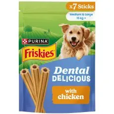 FRISKIES Dental Delicious Medium - 7 buc, 200g