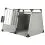 Trixie Cușcă de transport din aluminiu pentru c&acirc;ini, pentru mașină, XL 91 x 85 x 89 cm