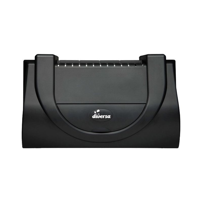 Capac acvariu cu iluminare, 40x25cm LED EXPERT 6W - NEGRU, drept