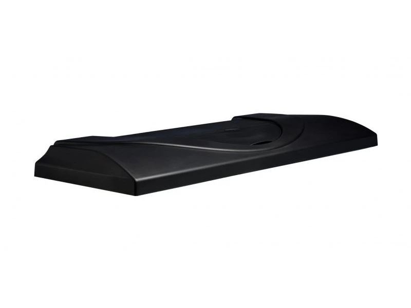Capac acvariu cu iluminare 50x25cm LED EXPERT 10W - NEGRU, drept