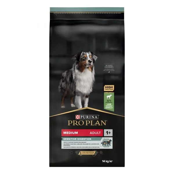 Purina PRO PLAN ADULT Medium Sensitive Digestion LAMB 14kg | ABC-ZOO
