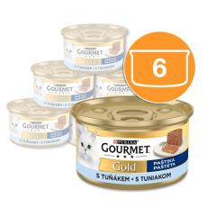 Conservă Gourmet GOLD - pastă cu ton, 6 x 85g