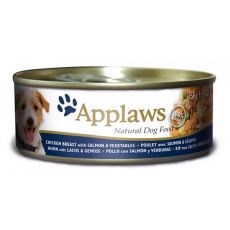 Conservă pentru câini APPLAWS dog, pui, somon, legume- 156g