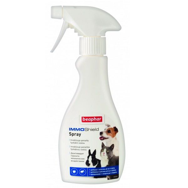 Beaphar Spray IMMO Shield contra paraziților, puricilor, acarienilor și insectelor - 250 ml