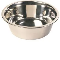 Castron de metal pentru c&acirc;ine, suport castron