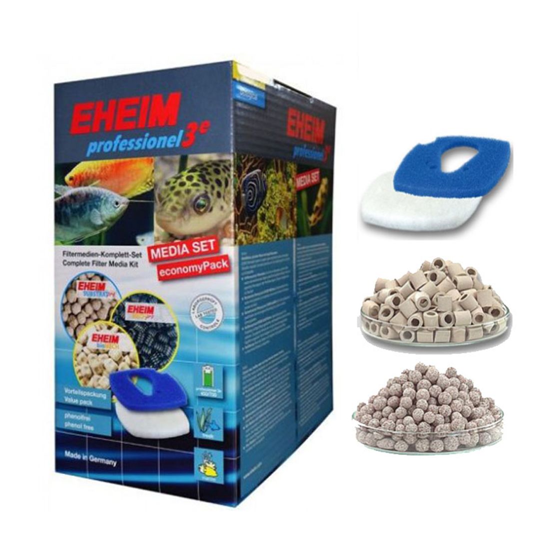 EHEIM set de medii filtrante Professional 3E - 2076 / 2078