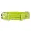 Zgardă din piele cu steluțe luminoase, verde 30 - 39cm, 20mm