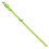 Zgardă din piele netedă, verde 19 - 25cm, 9mm