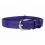 Zgardă din piele violet  46 - 60cm, 35mm