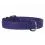 Zgardă din piele violet  46 - 60cm, 35mm