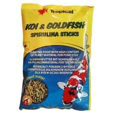 Bastonașe cu spirulină TROPICAL Koi & Goldfish 1l/90g