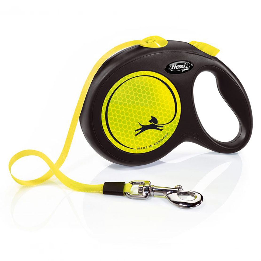 Lesă flexibilă New Neon L până la 50 kg  - 5 m bandă