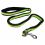 Lesă Bungee verde-negru, L 