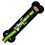 Lesă Bungee verde-negru, L 