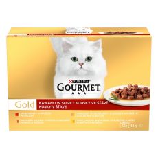 Tin Gourmet GOLD - chunkes in gravy, 12 x 85 g