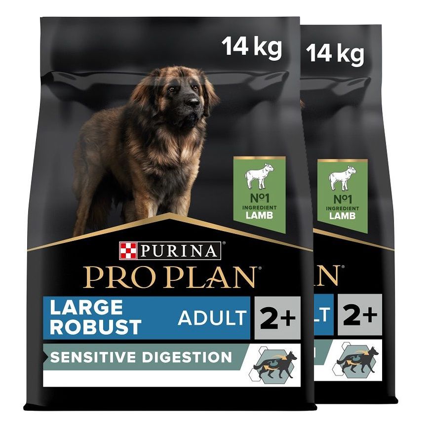 Purina PRO PLAN ADULT Large Robust Sensitive Digestion, 2 x 14 kg