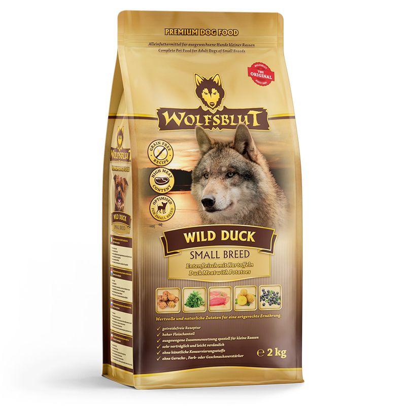 WOLFSBLUT Wild Duck Small Breed 2 kg
