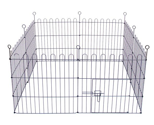 Grilaj Dog Park Black Lux 8-hexagonal, M - 61 x 76 cm