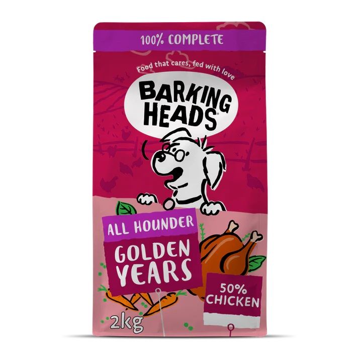 Barking Heads All Hounder Golden Years Chicken 2 kg