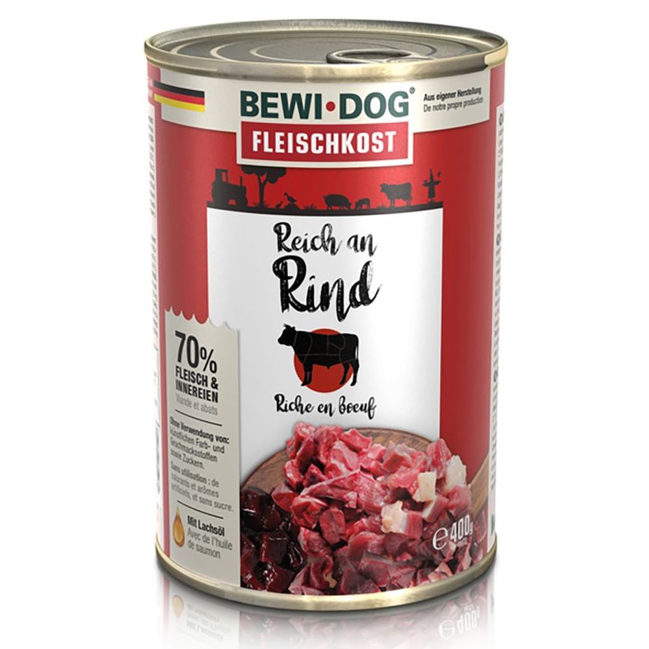 Conservă BEWI DOG – carne de vită, 400 g