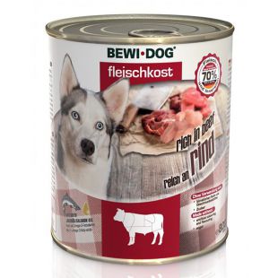 Conservă New BEWI DOG– carne de vită, 400 g