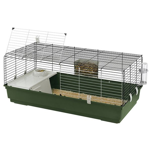 Cuşcă rozătoare RABBIT 120  – complet echipată, verde închis