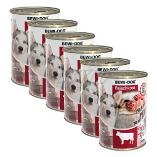 Conservă New BEWI DOG – carne de vită 6 x 400 g