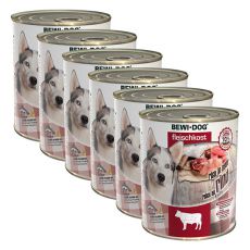 Conservă New BEWI DOG– carne de vită 6 x 800g